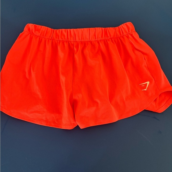 Gymshark Women's Orange Shorts sz med - Picture 1 of 4